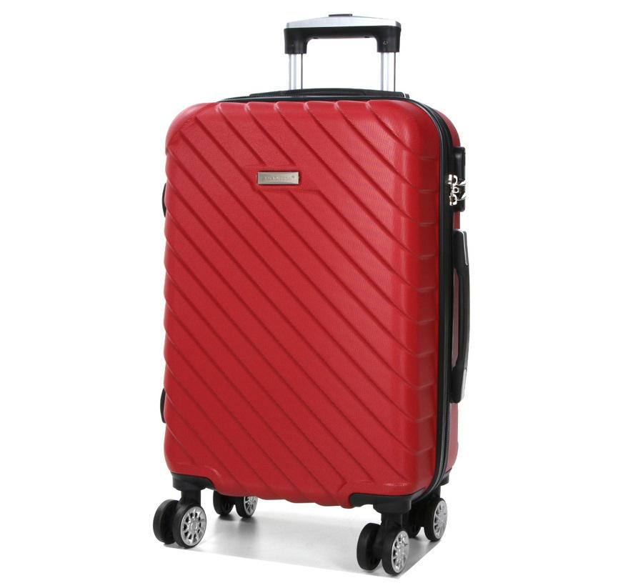 Чемодан маленький Madisson Snowball 03403 ABS-пластик S 58х38х23 см 35 л Красный
