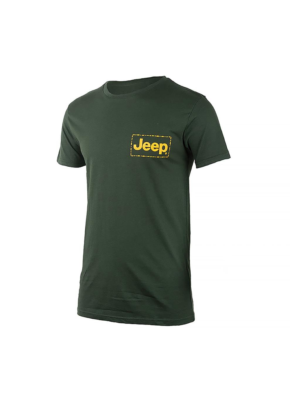 Футболка мужская JEEP T-SHIRT Stiched frame Small Print J22W M Хаки (O102585-E853 M)