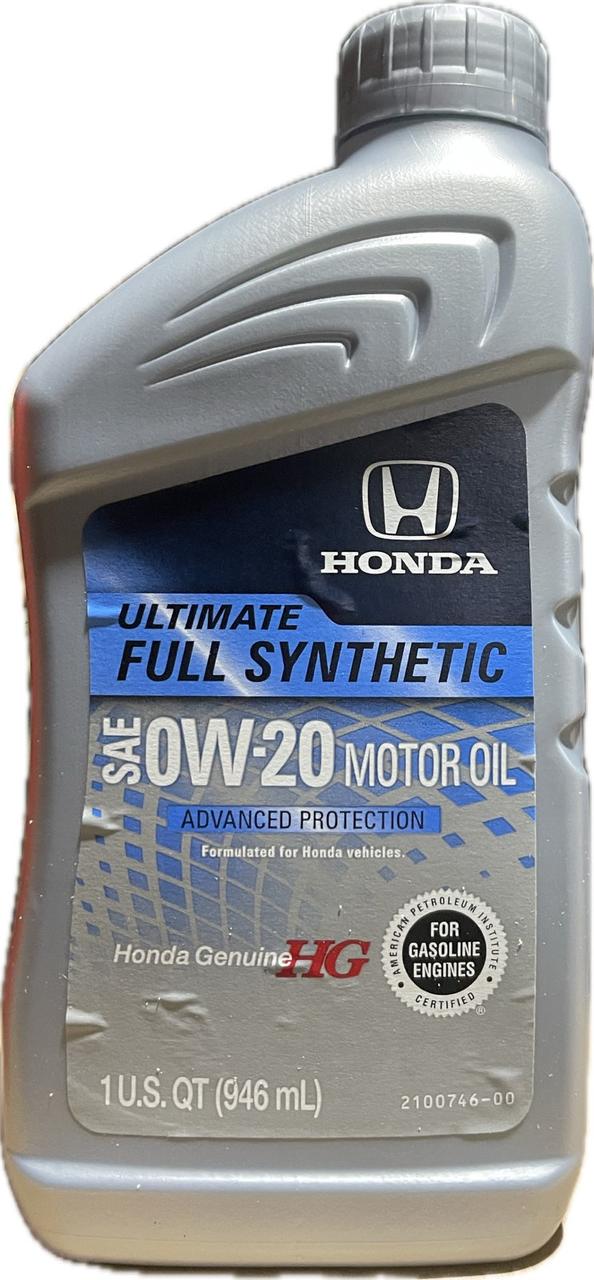 Моторне мастило Honda HG Ultimate Synthetic 0W-20 0,946 л (087989137