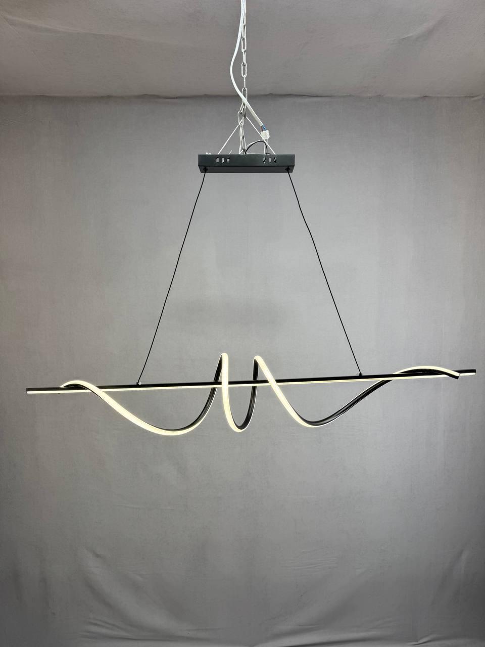 Люстра светодиодная удлиненная Zilini 9127BK-120 120W Черный (29885985) - фото 3 Люстра светодиодная удлиненная Zilini 9127BK-120 120W Черный (29885985) - фото 3