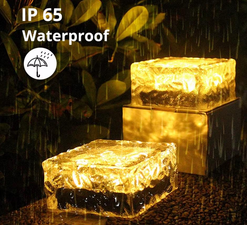 Фонарь на солнечной батарее садовый Ice cube Теплый белый (MX-00009025) - фото 2 Фонарь на солнечной батарее садовый Ice cube Теплый белый (MX-00009025) - фото 2