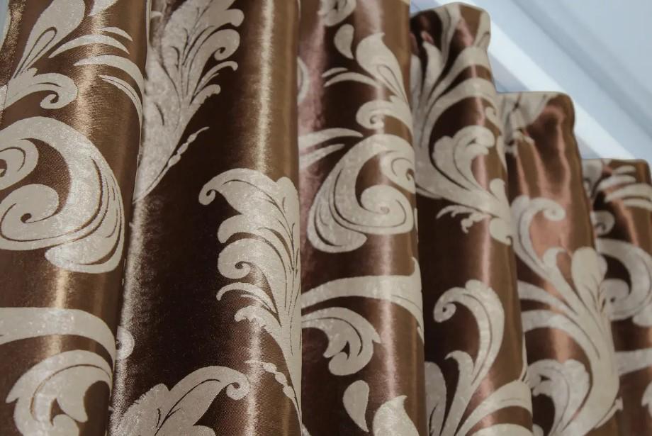 Ткань для штор Лилия блекаут/софт Коричневый (1275ш) - фото 5 Ткань для штор Лилия блекаут/софт Коричневый (1275ш) - фото 5