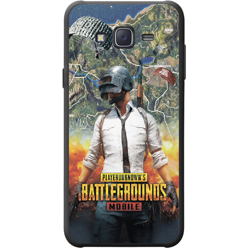 Чехол BoxFace Samsung J500H Galaxy J5 PUBG Mobile Черный силикон (25242-up2309-41568)