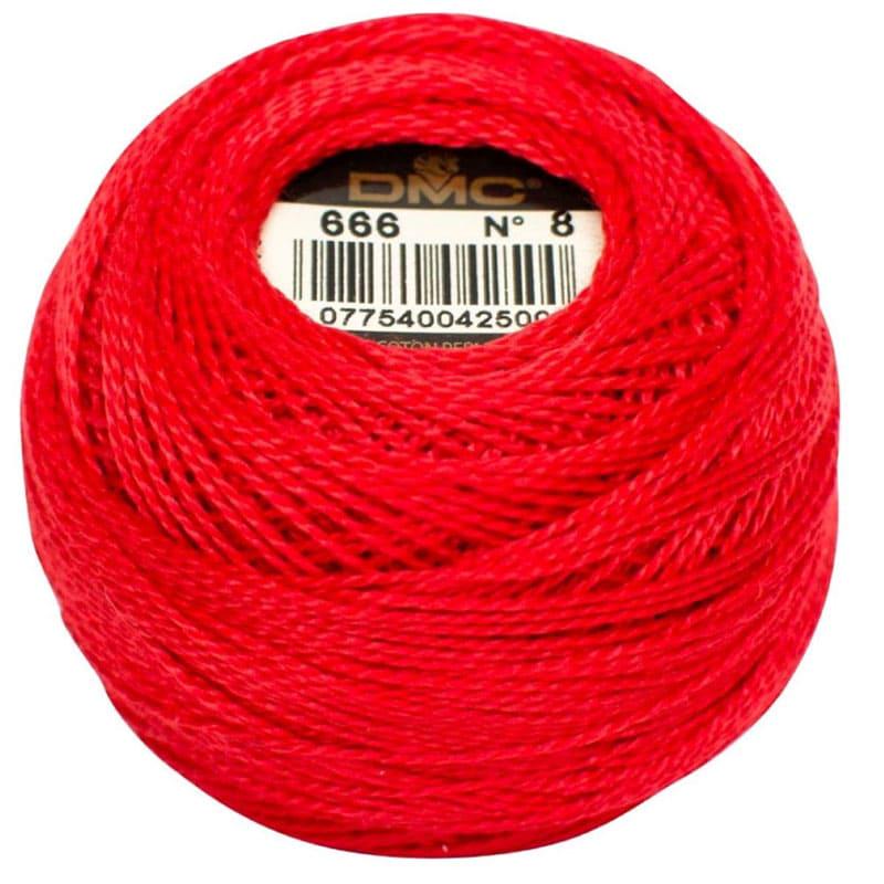 Нить DMC Pearl Cotton 666 8 Нить DMC Pearl Cotton 666 8