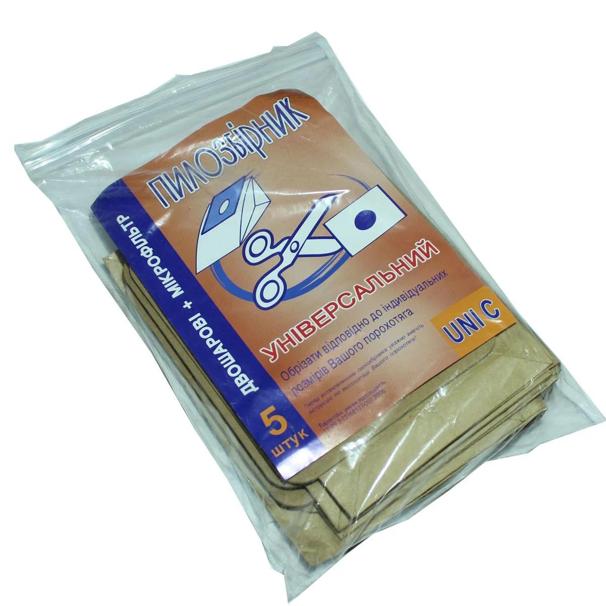 Мешок для всех пылесосов универсальный 5 шт. + универсальный фильтр (5743443)