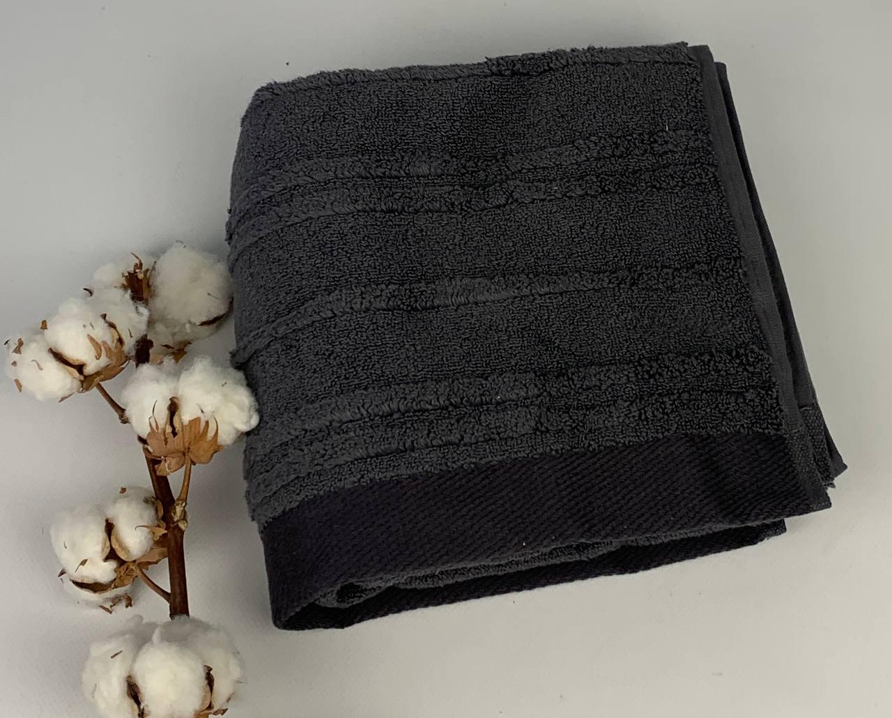 Рушник Pupilla Microcotton Cevher 50x90 см Dark Grey (CN34185) - фото 1