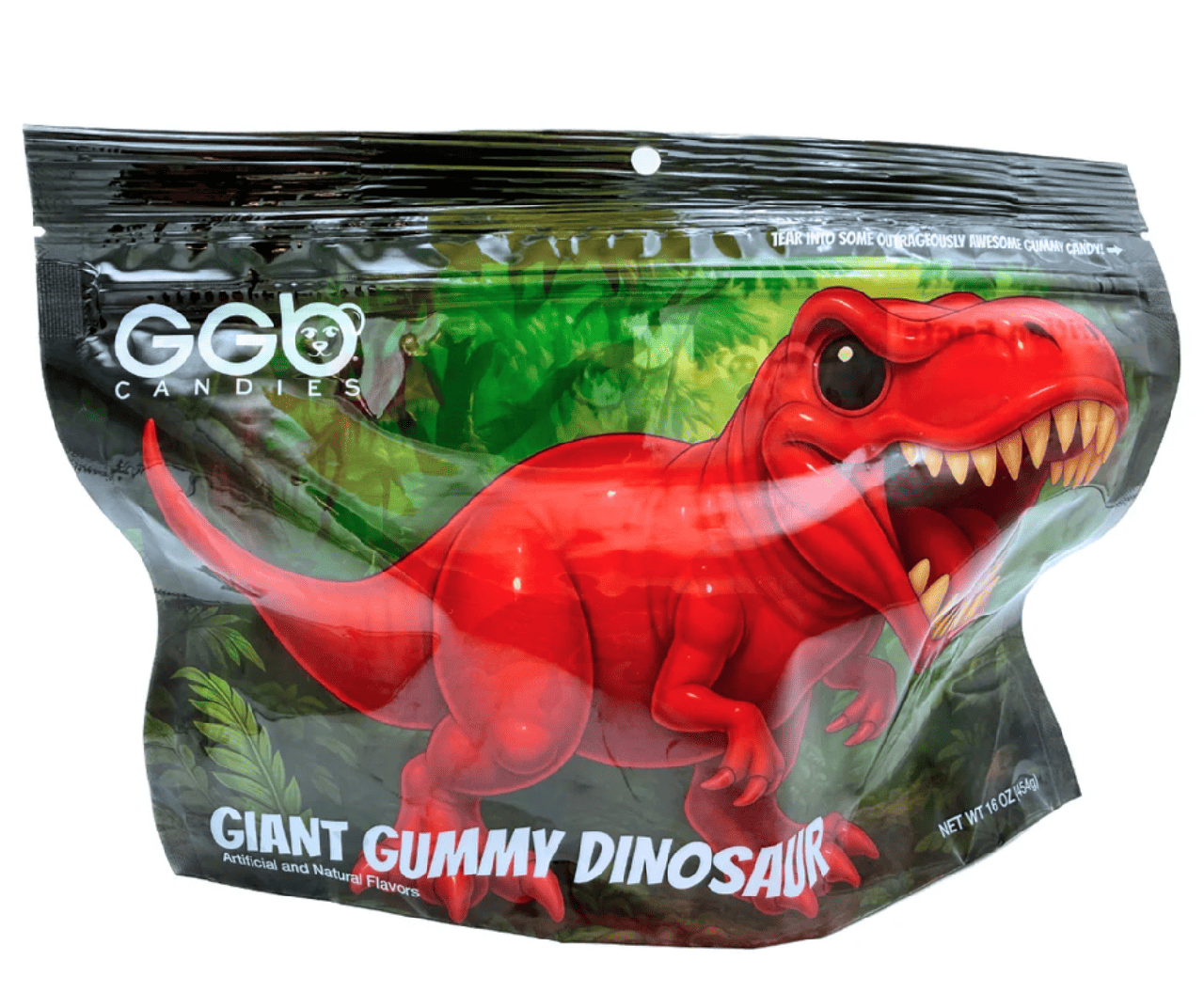 Желейная конфета динозавр GGB Candies Giant Gummy Dinosaur 454 г (3014880019)