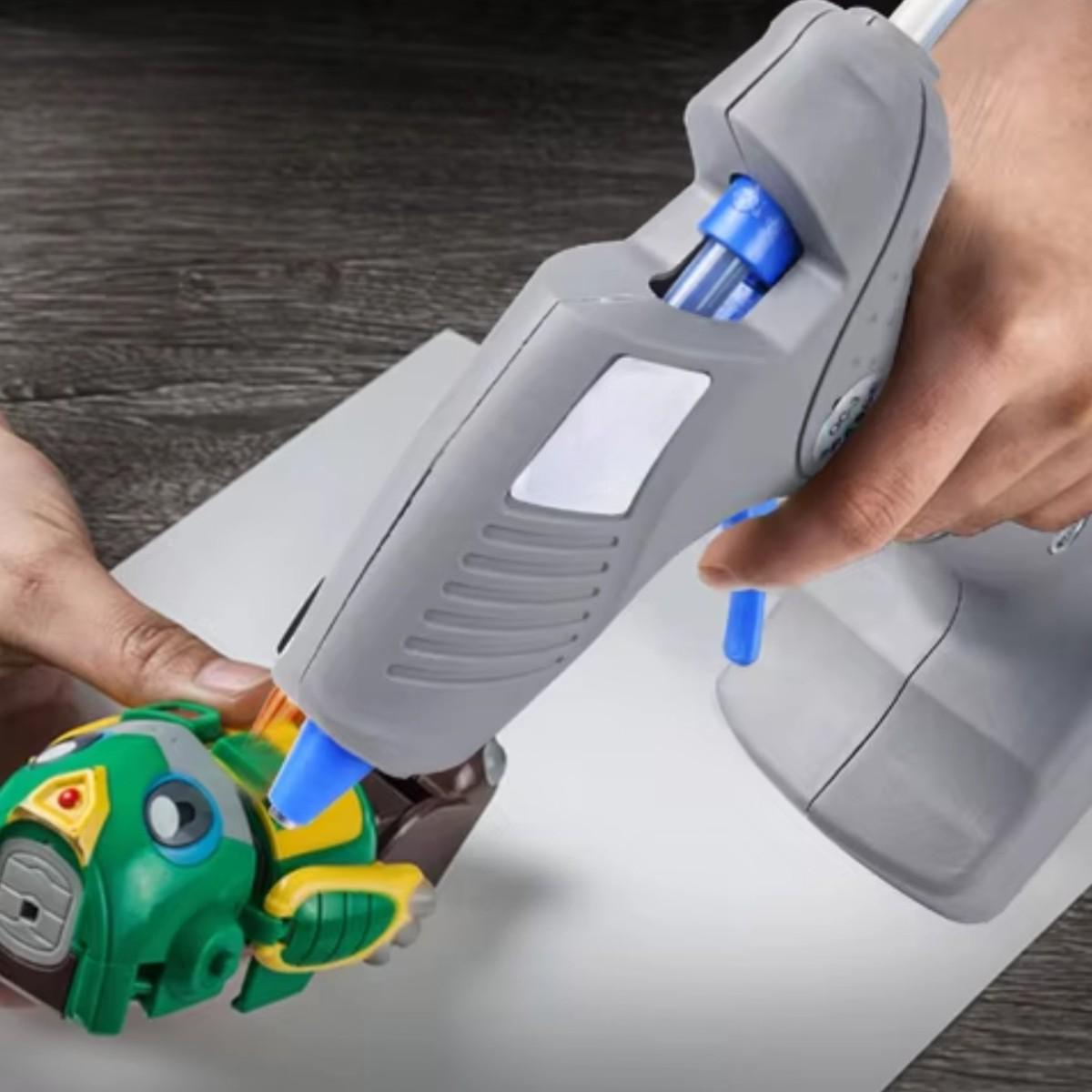 Набір пістолет клейовий JDER із клейовими стрижнями 1 кг - фото 3