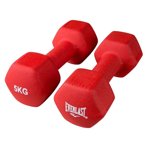 Гантели Everlast 5 кг 2 шт Красный (80024/5) - фото 1 Гантели Everlast 5 кг 2 шт Красный (80024/5) - фото 1