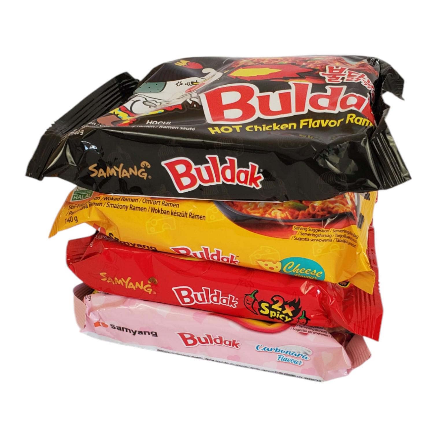 Набор лапша рамен Samyang Buldak Mix1 550 г 4 вкуса (MIXB001) - фото 2 Набор лапша рамен Samyang Buldak Mix1 550 г 4 вкуса (MIXB001) - фото 2