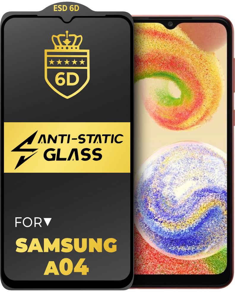 Стекло защитное 6D Anti-Static Samsung Galaxy A04 A045 Glass Shield (34227)