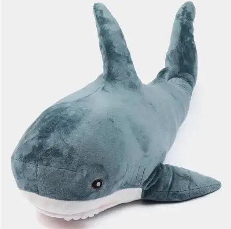 Мягкая игрушка подушка-обнимашка Shark doll Акула плюшевая 60 см (10137) - фото 5