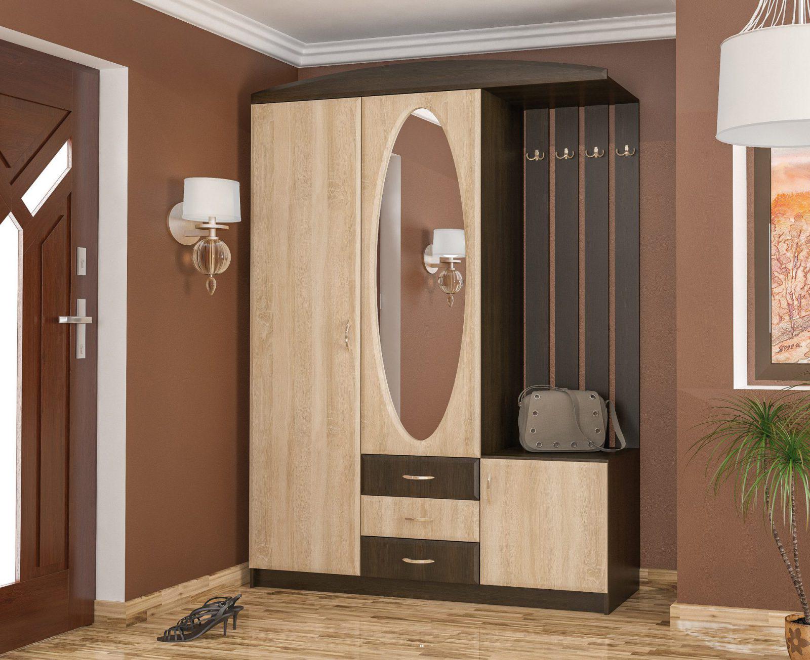 Прихожая Mebel Service Вита 2 Дуб самоа/Венге темный