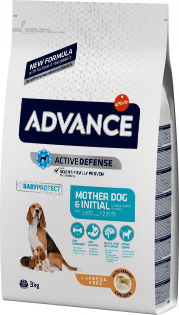 Корм сухой для собак и щенков Advance Mother Dog Initial Chicken & Rice 3 кг (500310)
