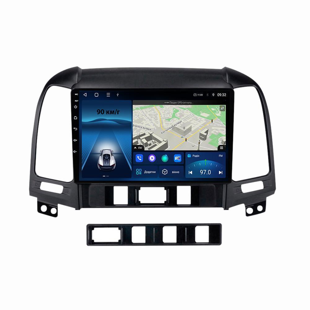 Магнітола штатна BACAR для Hyundai Santa Fe 2006-2012 8/256Gb Individual+ (11081655)