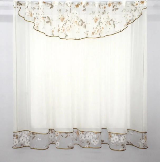 Занавеска на кухню/балкон 270х170 см Молочный (00к 59-716)