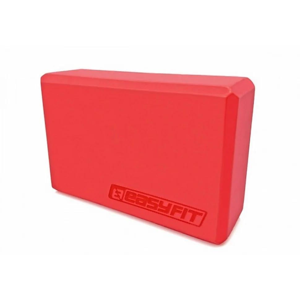 Блок для йоги EasyFit 23х15, 5х7, 5 см Красный (FT-276-A-140)