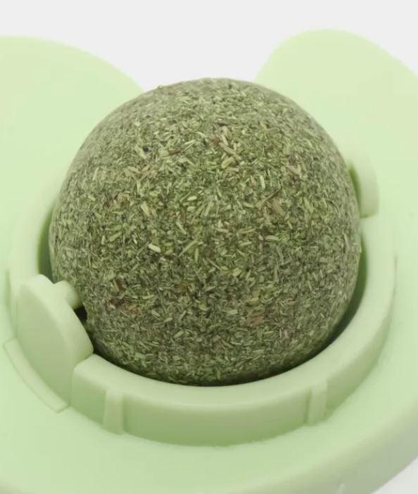 Іграшка кулька для котів Качечка обертаюча котяча м'ята Зелений (bbaf3d06) - фото 2 Іграшка кулька для котів Качечка обертаюча котяча м'ята Зелений (bbaf3d06) - фото 2