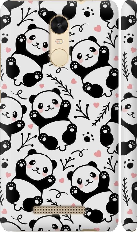 Чехол на Xiaomi Redmi Note 3 pro Панды (4318m-335-42517)