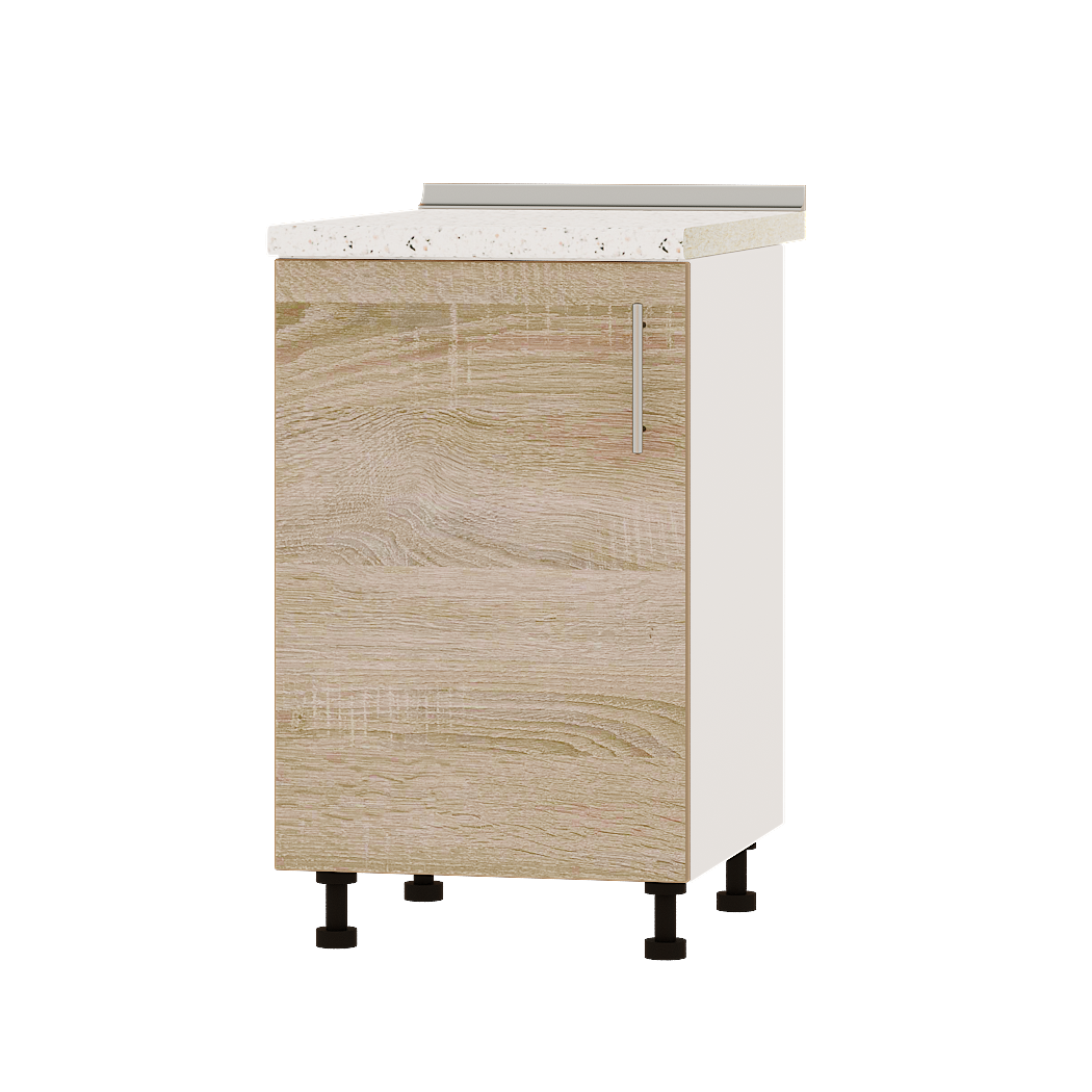 Шкаф нижний Эверест Оптима модуль Низ Н83-500 50х47х85 см Дуб Сонома/Белый (01346)