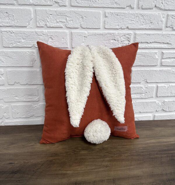 Подушка Зайчик Comfort Home замшевая 40х40 см