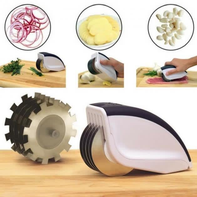 Нож универсальный дисковый Rolling Mincer&Tenderizer 3в1 (w-53) - фото 5 Нож универсальный дисковый Rolling Mincer&Tenderizer 3в1 (w-53) - фото 5