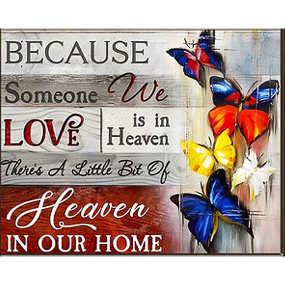 Алмазная мозаика Strateg Постер с бабочками 30х40 см (HEG86902)