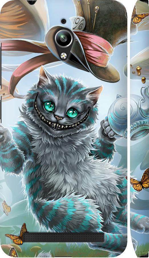 Чехол на Asus Zenfone Go ZC500TG Чеширский кот 2 (3993m-160-42517)