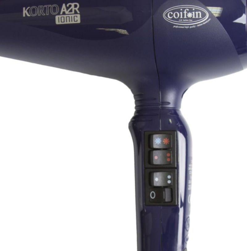 Фен Coifin Korto A2R COIB2RION з іонізацією 2400W Синій - фото 3 Фен Coifin Korto A2R COIB2RION з іонізацією 2400W Синій - фото 3