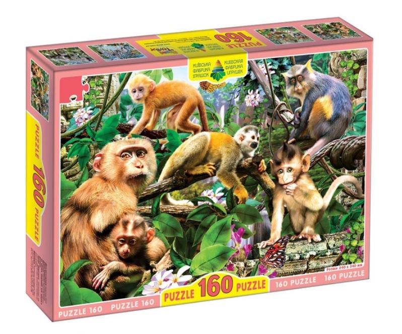 Пазли Energy Plus Мавпи арт. Ег-04 160 ел. Пазли Energy Plus Мавпи арт. Ег-04 160 ел.