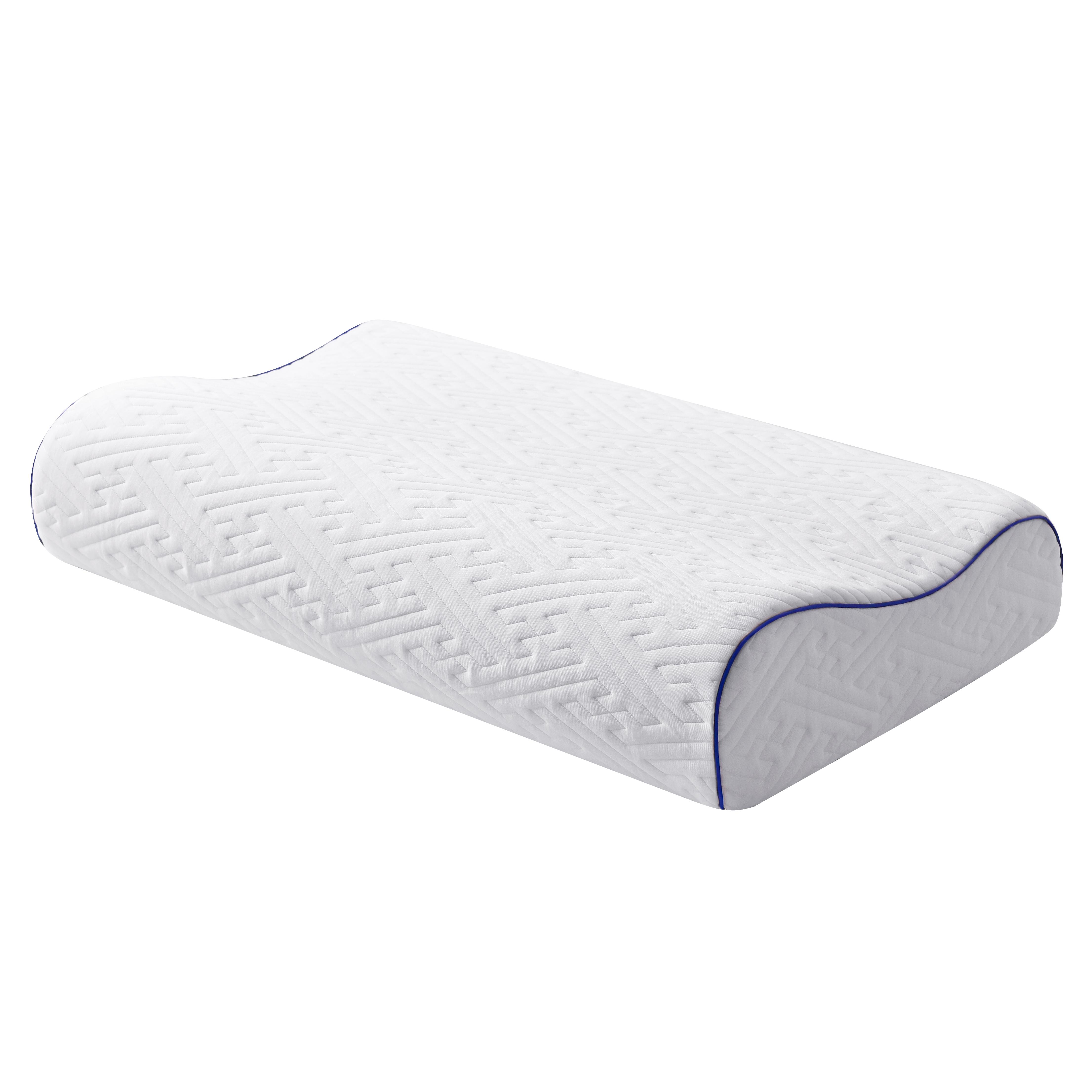 Подушка ортопедична IDEIA NeckWave анатомічна з ефектом памʼяті з наволочкою на блискавці 60х40х11/9 см (26403)