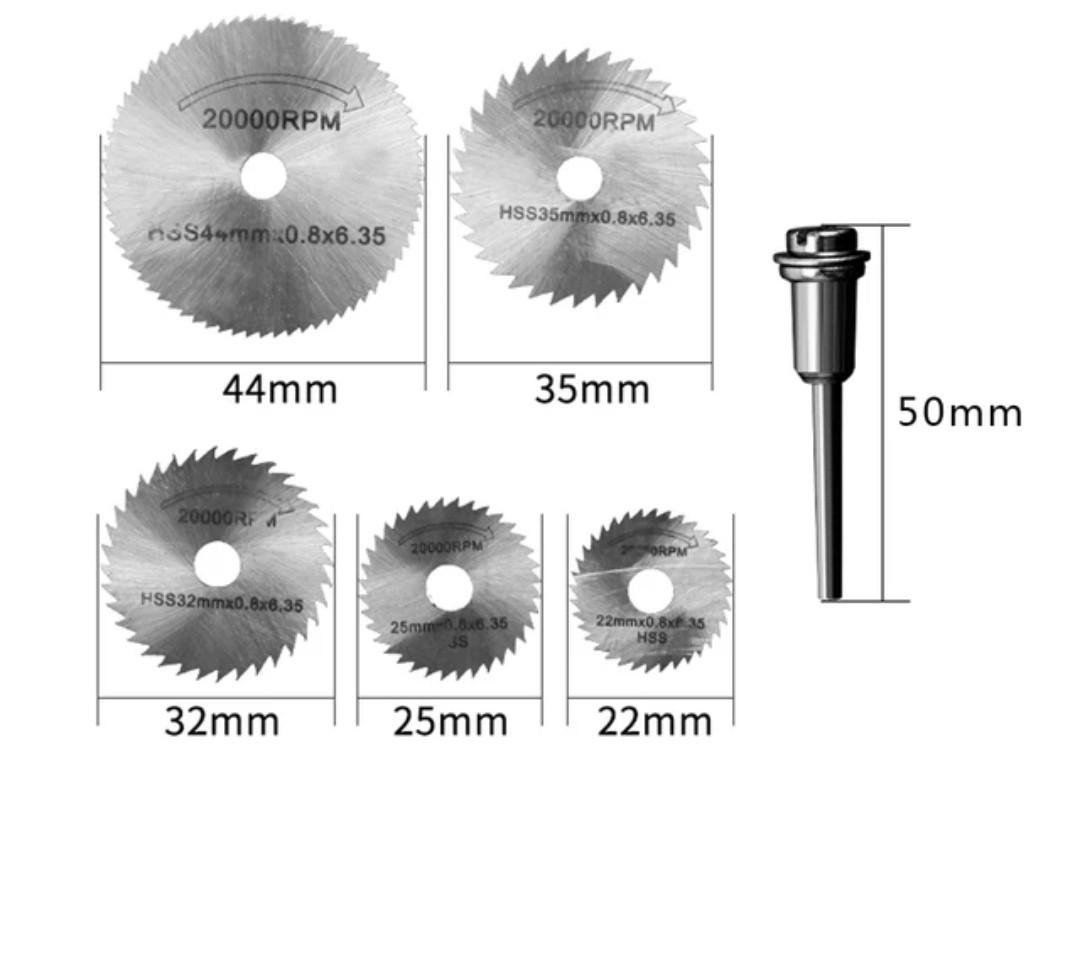 Набор дисков по дереву/пластику для гравера Dremel 5 шт. (1021F) - фото 3 Набор дисков по дереву/пластику для гравера Dremel 5 шт. (1021F) - фото 3