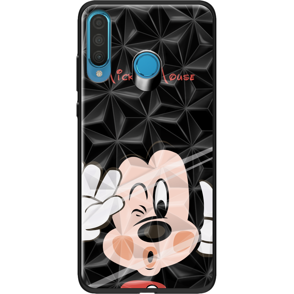 Чохол Boxface Huawei P30 Lite Mister M Чорний силікон із призмою (36871-cc58-37851)