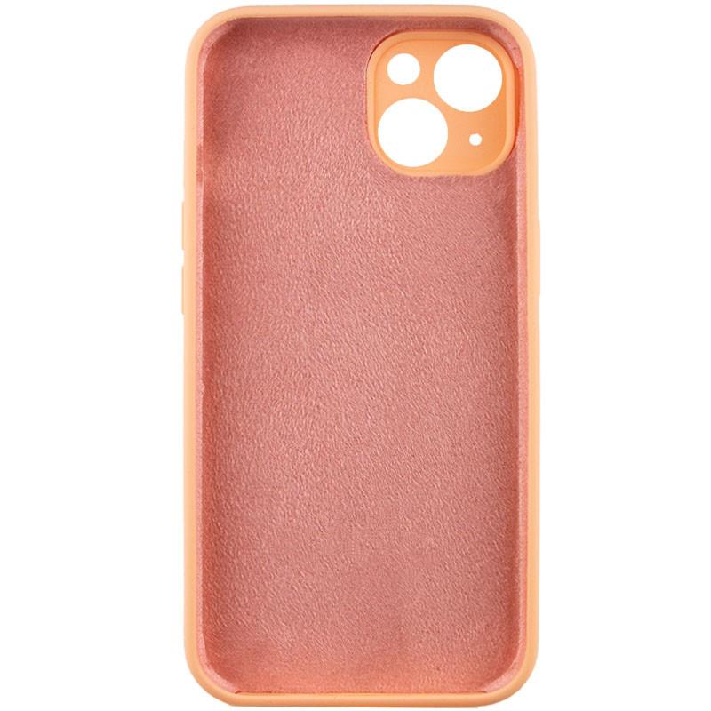 Протиударний Чохол Silicone Case Full Camera Protective (AA) для Apple iPhone 14 (6.1") Помаранчевий / Cantaloupe - фото 4