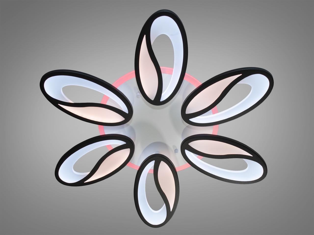 Люстра светодиодная детская с пультом 8090-6BK-LS 105W на 15 кв.м Черный (1711404568) - фото 4 Люстра светодиодная детская с пультом 8090-6BK-LS 105W на 15 кв.м Черный (1711404568) - фото 4