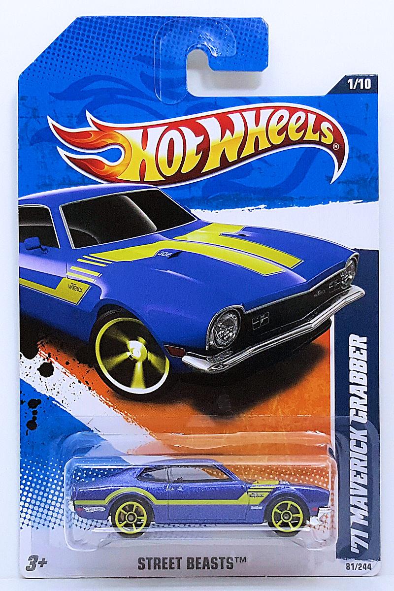 Игрушечная машинка Hot Wheels 71 Maverick Grabber Ford 2011 Street Beasts №081 (T9788) Игрушечная машинка Hot Wheels 71 Maverick Grabber Ford 2011 Street Beasts №081 (T9788)