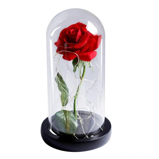 Роза в колбе Rose of Love с подсветкой 16 см Red Роза в колбе Rose of Love с подсветкой 16 см Red
