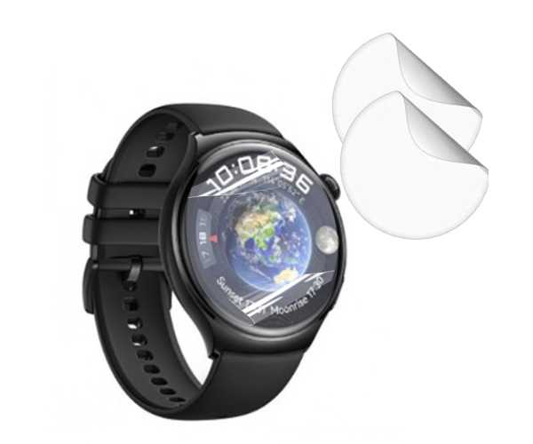 Противоударная гидрогелевая пленка Hydrogel Film для Huawei Watch 4 (6 шт), Transparent