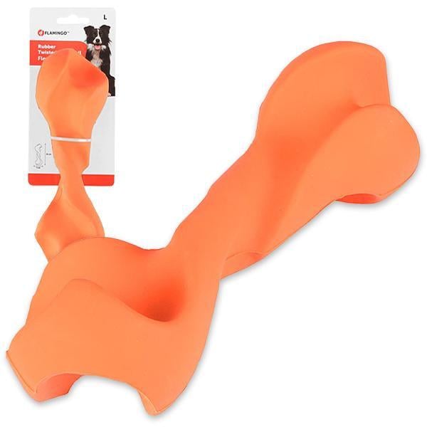 Игрушка для собак Flamingo Rubber Flexo Twisted Dumbbell 21х7 см