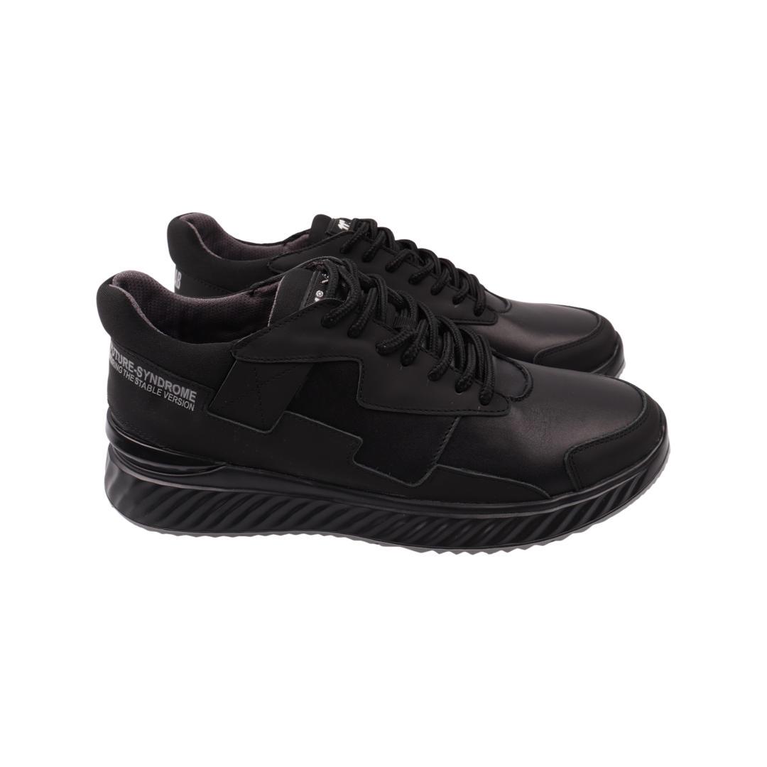 Кроссовки мужские Brave из кожи р. 41 Черный (211-22DTS) Кроссовки мужские Brave из кожи р. 41 Черный (211-22DTS)