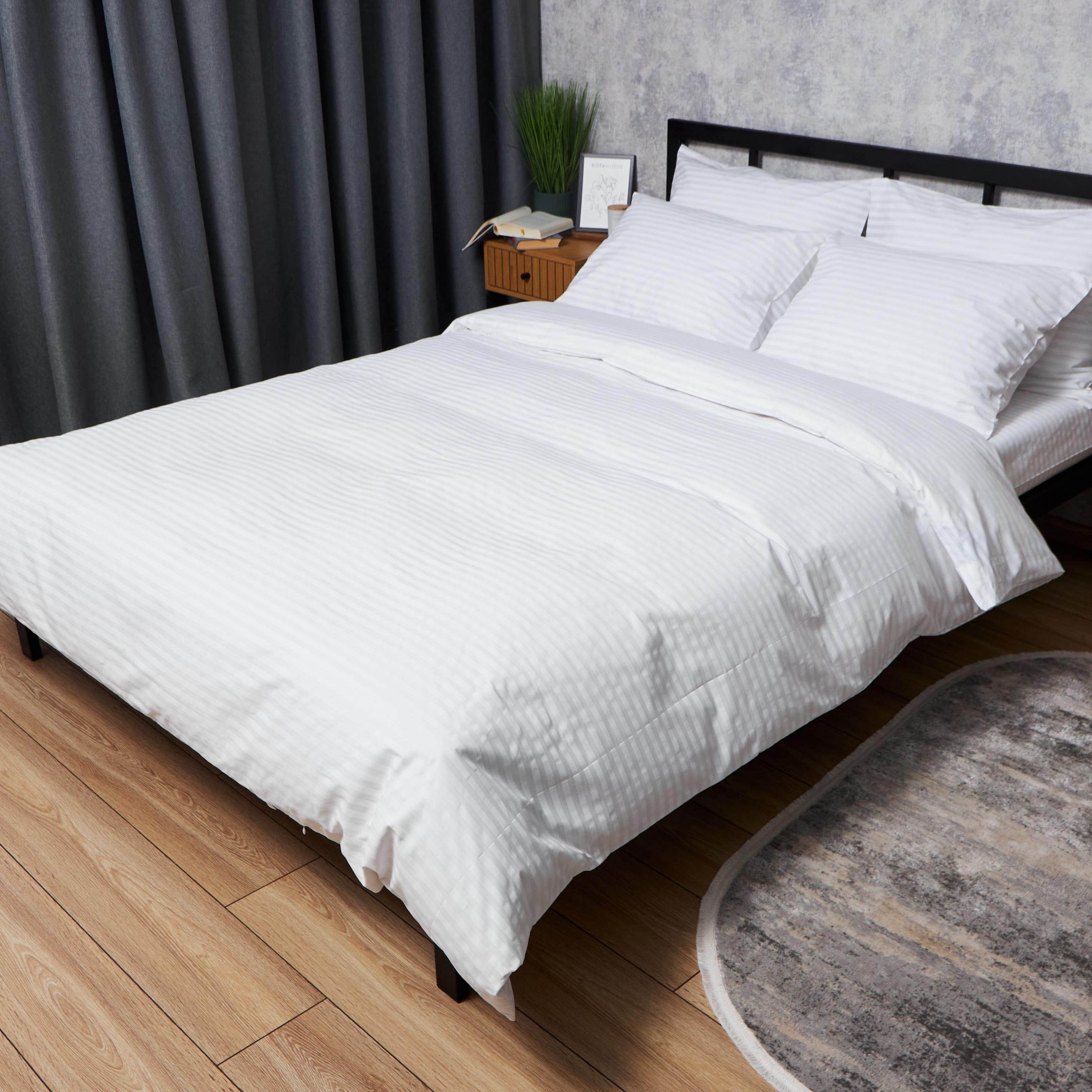 Комплект постельного белья Moon&Star Бязь Gold Люкс White Harmony наволочки 2 шт. двуспальный 175х210 см (MS-820007392)