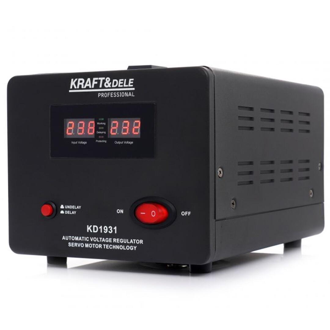 Стабилизатор напряжения Kraft&Dele 1000 VA/600 W/150Vac-260Vac