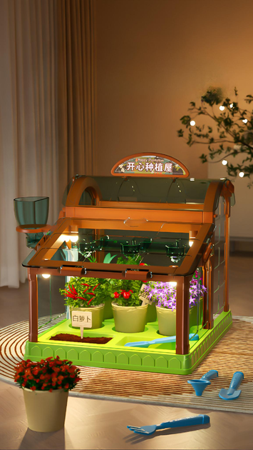 Теплица мини с подсветкой и поливом Зеленый/Коричневый (459656439) - фото 6 Теплица мини с подсветкой и поливом Зеленый/Коричневый (459656439) - фото 6