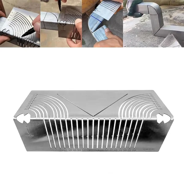 Разметочный шаблон для маркировки углов и дуг на металлическом профиле (C01279) - фото 4 Разметочный шаблон для маркировки углов и дуг на металлическом профиле (C01279) - фото 4