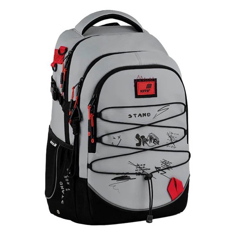 Школьный рюкзак для подростка KITE Education teens 727L-2 19,5 л Серый (K25-727L-2)
