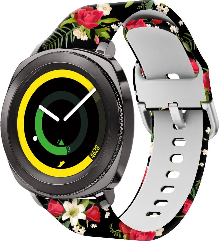 Ремінець Colorful для Samsung Gear Sport Rose/Black (28448)