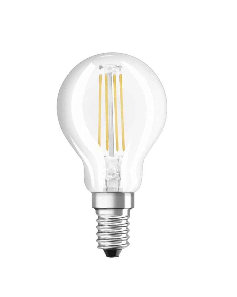 Лампа светодиодная Osram 4058075435209 Star Classic P 40 Filament E14 1x4W 4000K 470Lm IP20 (36813189)