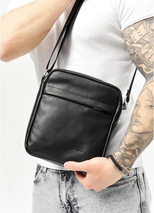 Мужская сумка-мессенджер Sambag через плечо из натуральной кожи Черный (1004019723) - фото 4 Мужская сумка-мессенджер Sambag через плечо из натуральной кожи Черный (1004019723) - фото 4