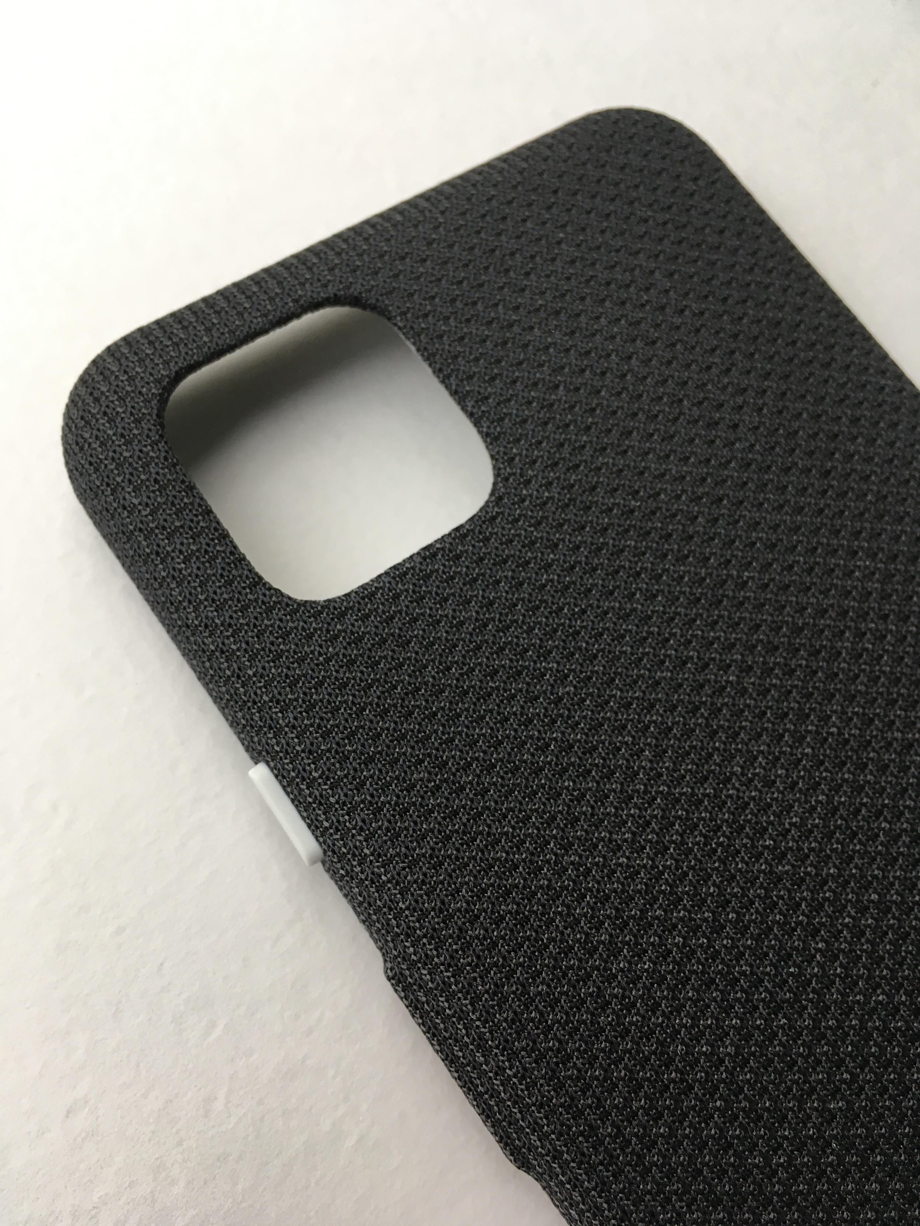 Противоударный чехол Soft Knit Fabric Case GA01276 для Google Pixel 4 XL Black - фото 3