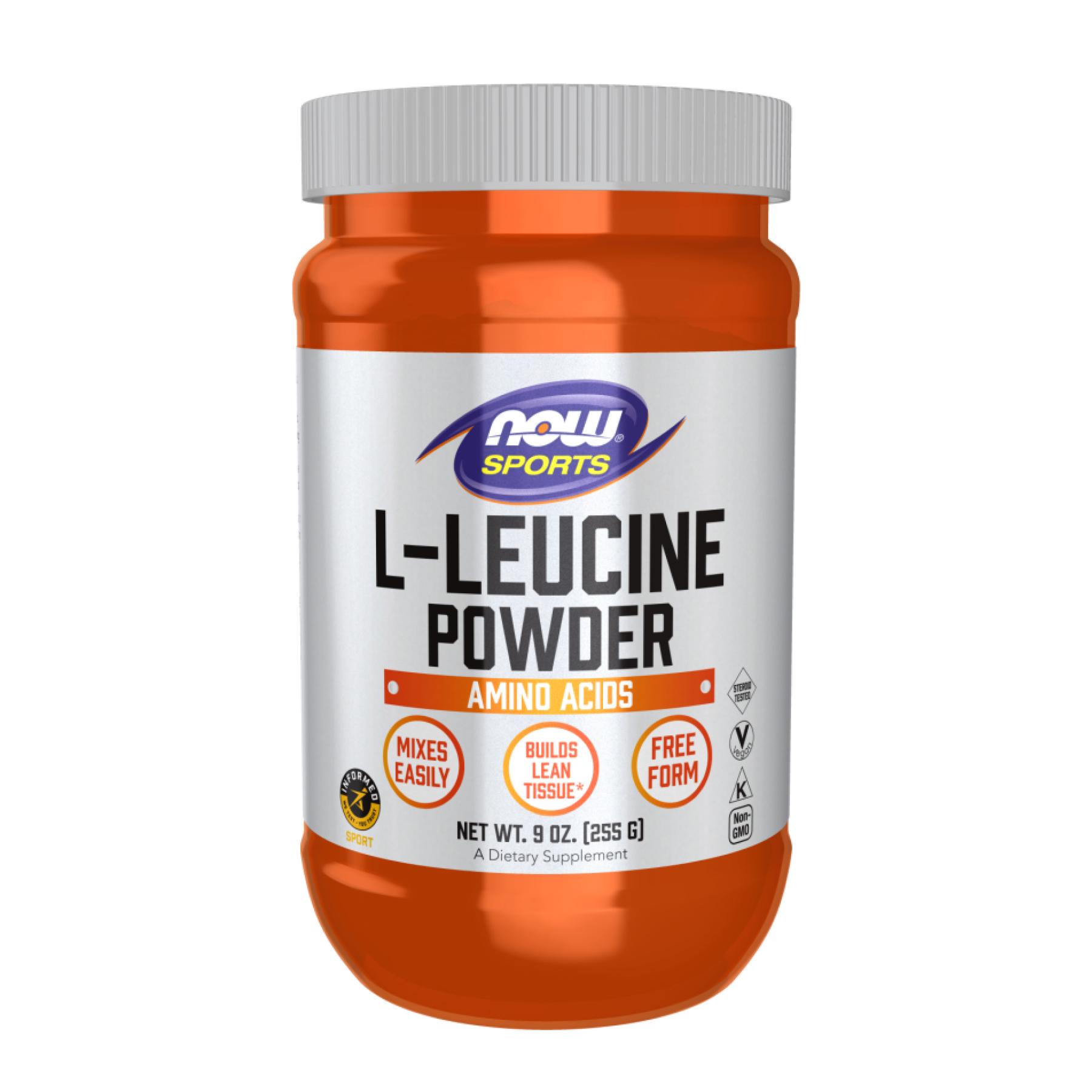 Амінокислота Now Foods L-Leucine Powder 255 г (29665)